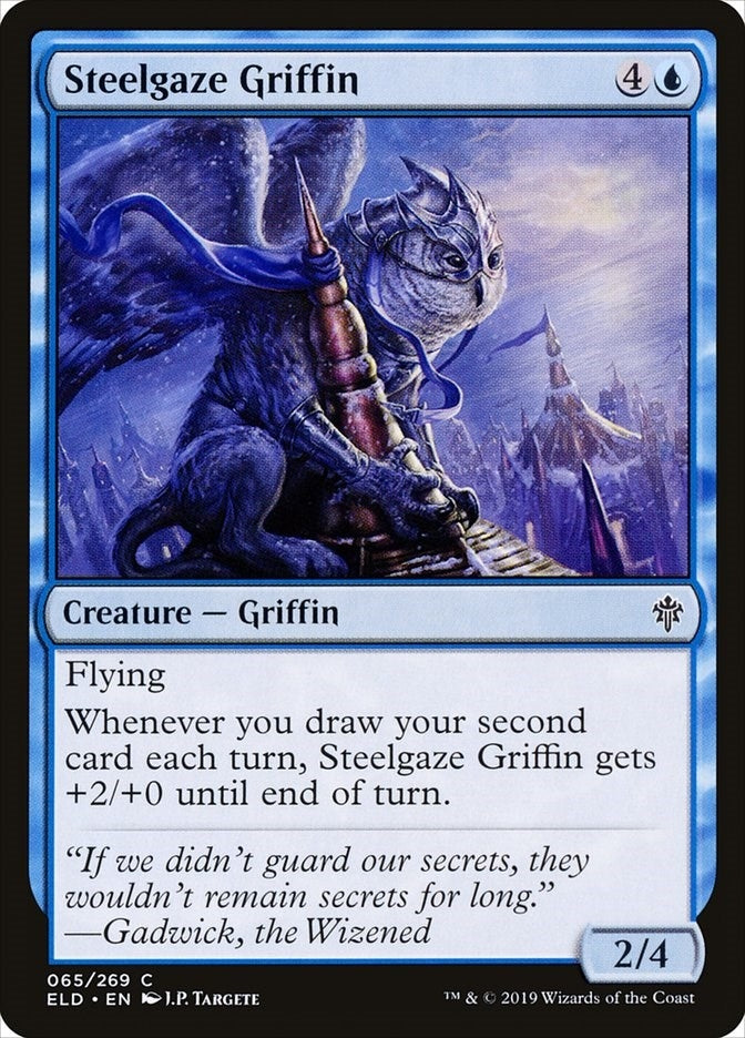 Steelgaze Griffin (65) (Throne of Eldraine)