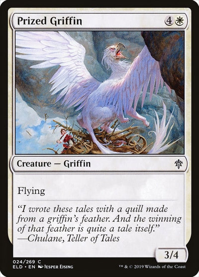 Prized Griffin (24) (Throne of Eldraine) (Foil)