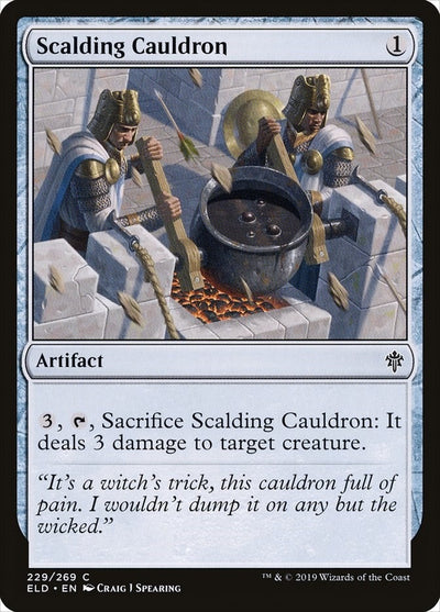 Scalding Cauldron (229) (Throne of Eldraine) (Foil)