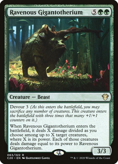 Ravenous Gigantotherium (63) (Commander 2020)