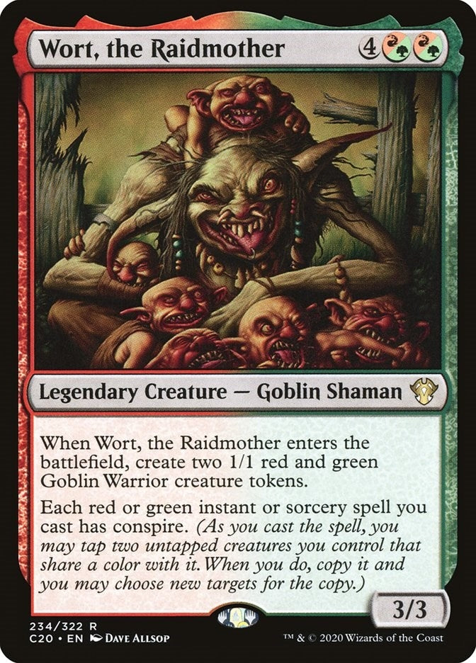 Wort, the Raidmother (234) (Commander 2020)
