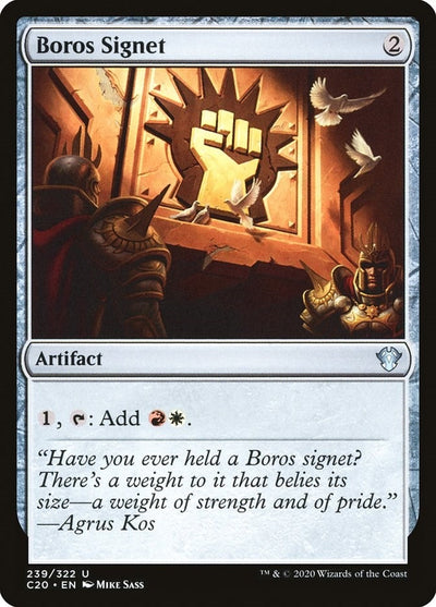 Boros Signet (239) (Commander 2020)