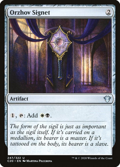 Orzhov Signet (247) (Commander 2020)