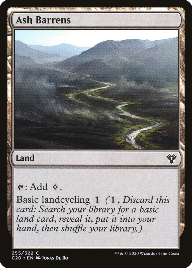 Ash Barrens (255) (Commander 2020)
