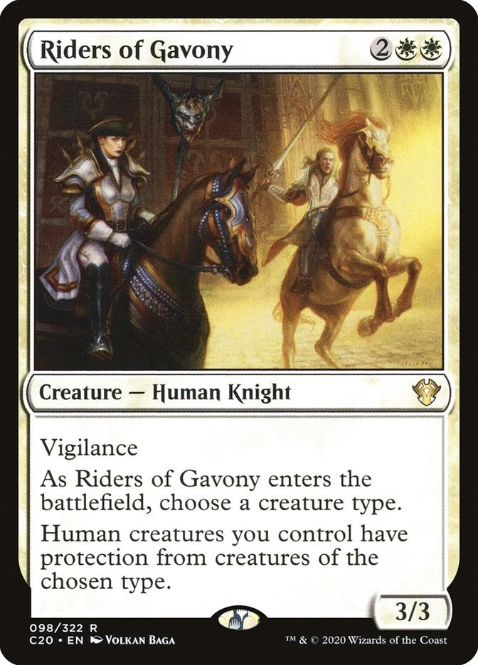 Riders of Gavony (98) (Commander 2020)
