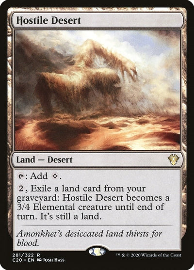 Hostile Desert (281) (Commander 2020)