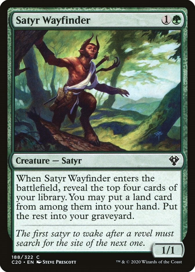 Satyr Wayfinder (188) (Commander 2020)