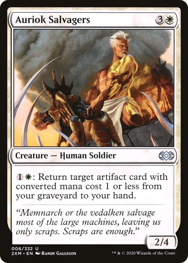 Auriok Salvagers (6) (Double Masters) (Foil)
