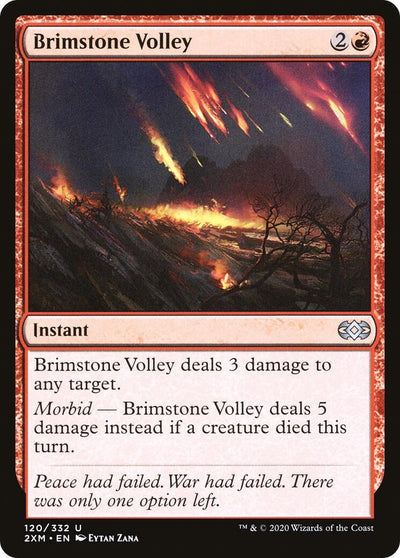 Brimstone Volley (120) (Double Masters)
