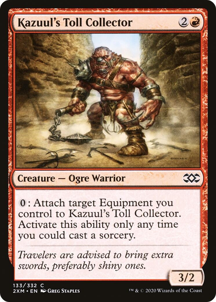 Kazuul's Toll Collector (133) (Double Masters) (Foil)