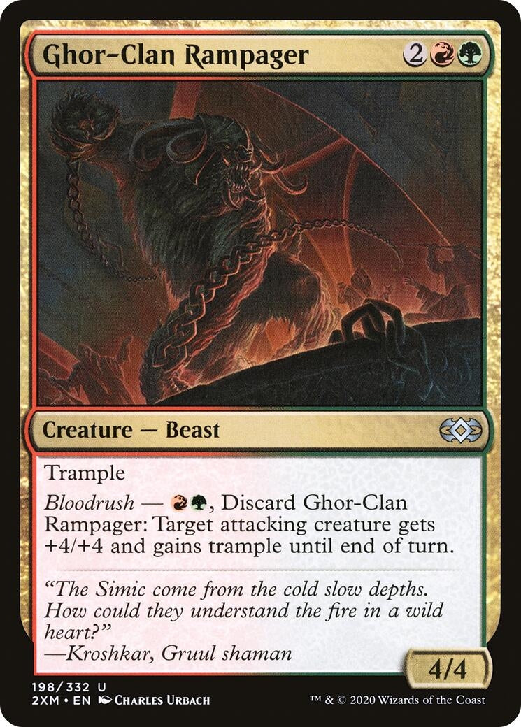 Ghor-Clan Rampager (198) (Double Masters)