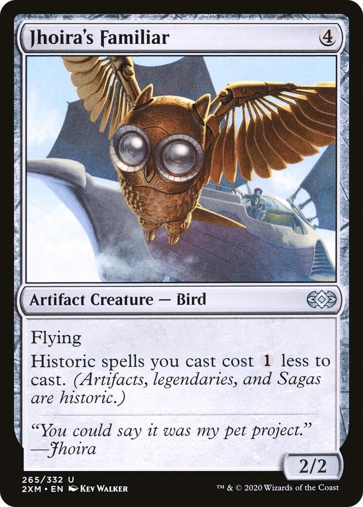 Jhoira's Familiar (265) (Double Masters) (Foil)