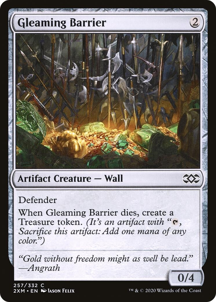 Gleaming Barrier (257) (Double Masters)