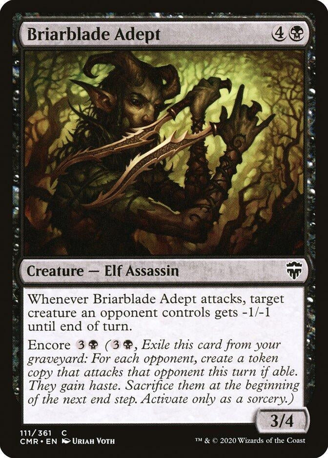 Image for Briarblade Adept (111) (Commander Legends) (Foil) - Magic: The Gathering
