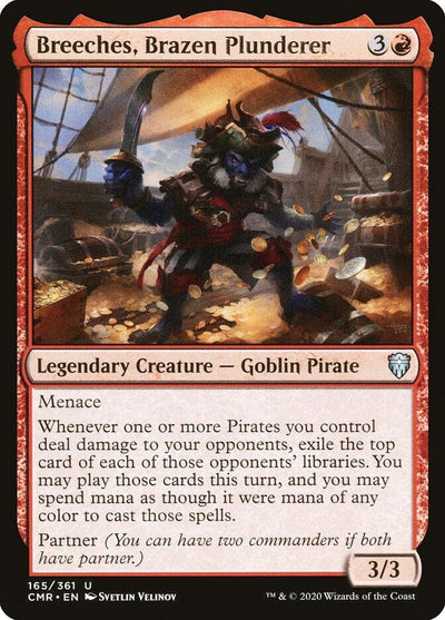 Breeches, Brazen Plunderer (165) (Commander Legends) (Foil)