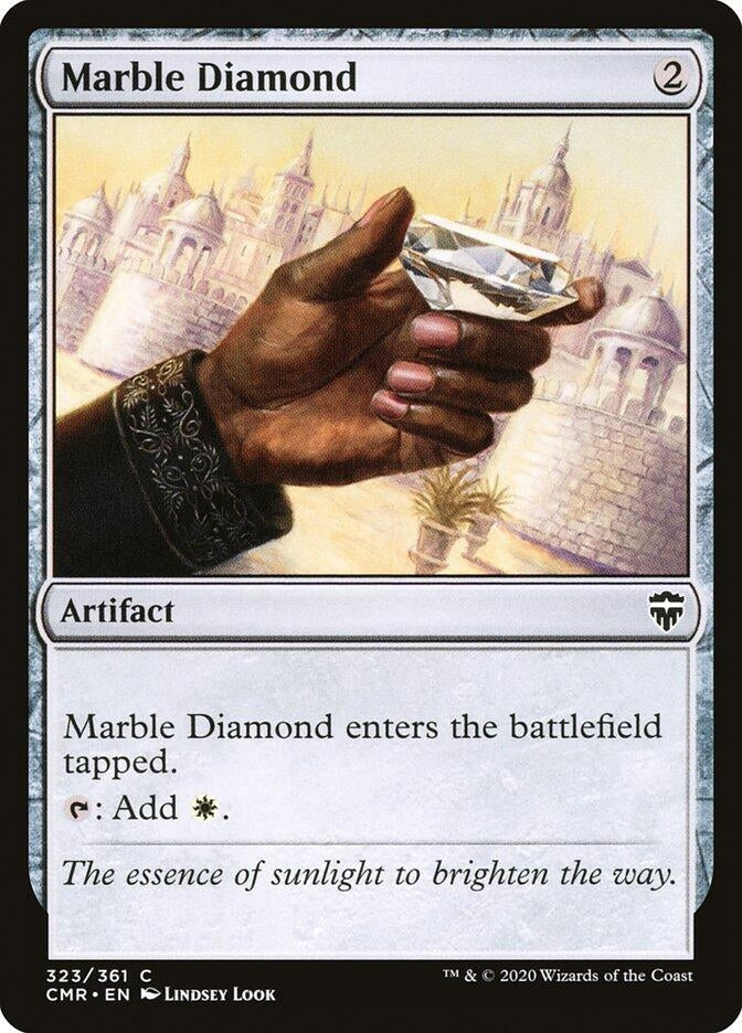 Image for Marble Diamond (323) (Commander Legends) (Foil) - Magic: The Gathering