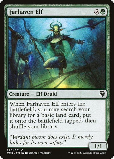 Farhaven Elf (225) (Commander Legends) (Foil)