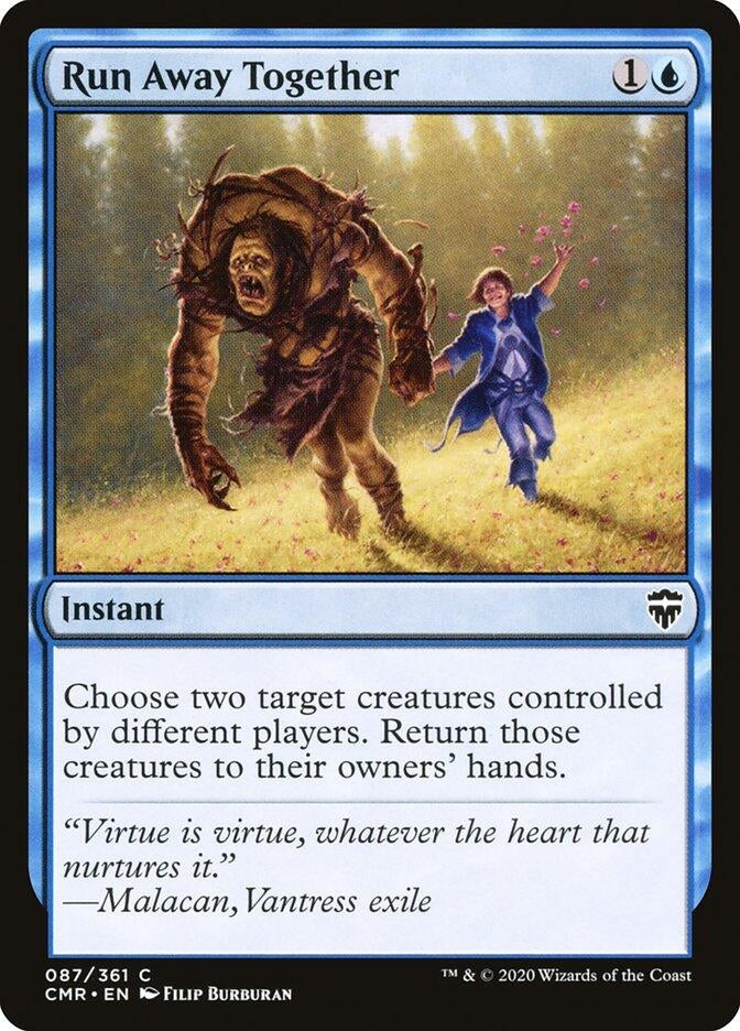 Image for Run Away Together (87) (Commander Legends) - Magic: The Gathering