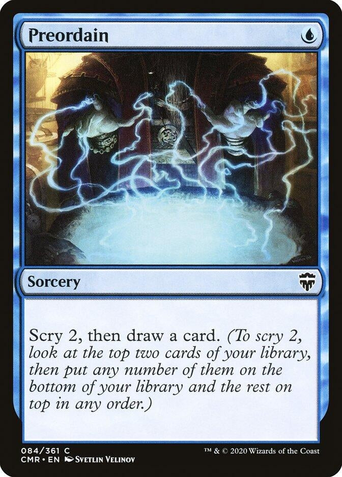 Image for Preordain (84) (Commander Legends) (Foil) - Magic: The Gathering