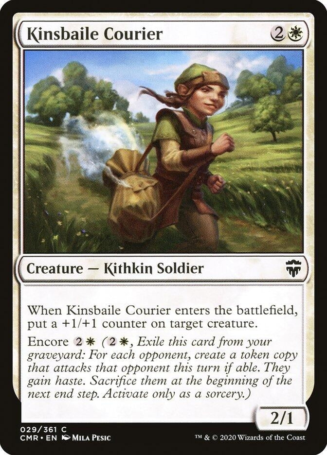 Image for Kinsbaile Courier (29) (Commander Legends) (Foil) - Magic: The Gathering