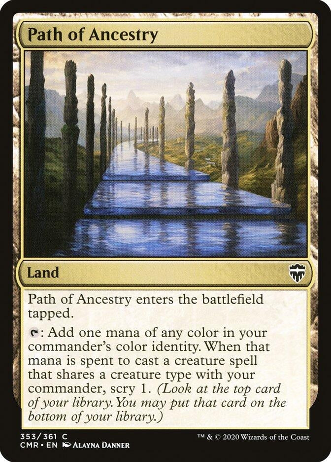 Image for Path of Ancestry (353) (Commander Legends) (Foil) - Magic: The Gathering