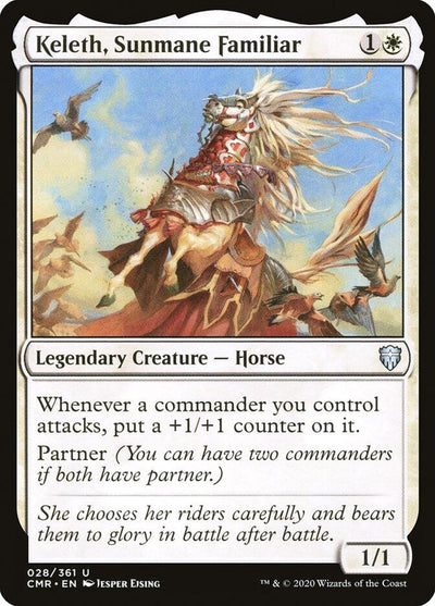 Keleth, Sunmane Familiar (28) (Commander Legends)