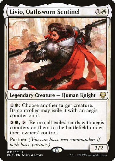 Livio, Oathsworn Sentinel (31) (Commander Legends) (Foil)