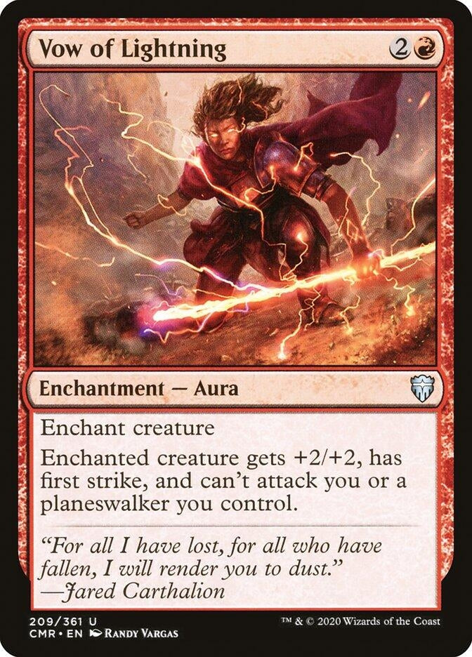 Image for Vow of Lightning (209) (Commander Legends) - Magic: The Gathering