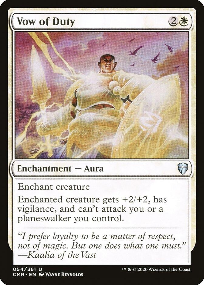 Image for Vow of Duty (54) (Commander Legends) - Magic: The Gathering