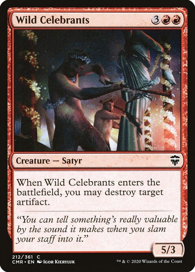 Image for Wild Celebrants (212) (Commander Legends) (Foil) - Magic: The Gathering