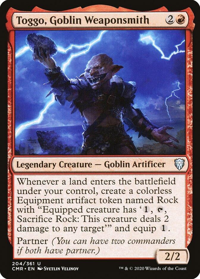 Image for Toggo, Goblin Weaponsmith (204) (Commander Legends) (Foil) - Magic: The Gathering