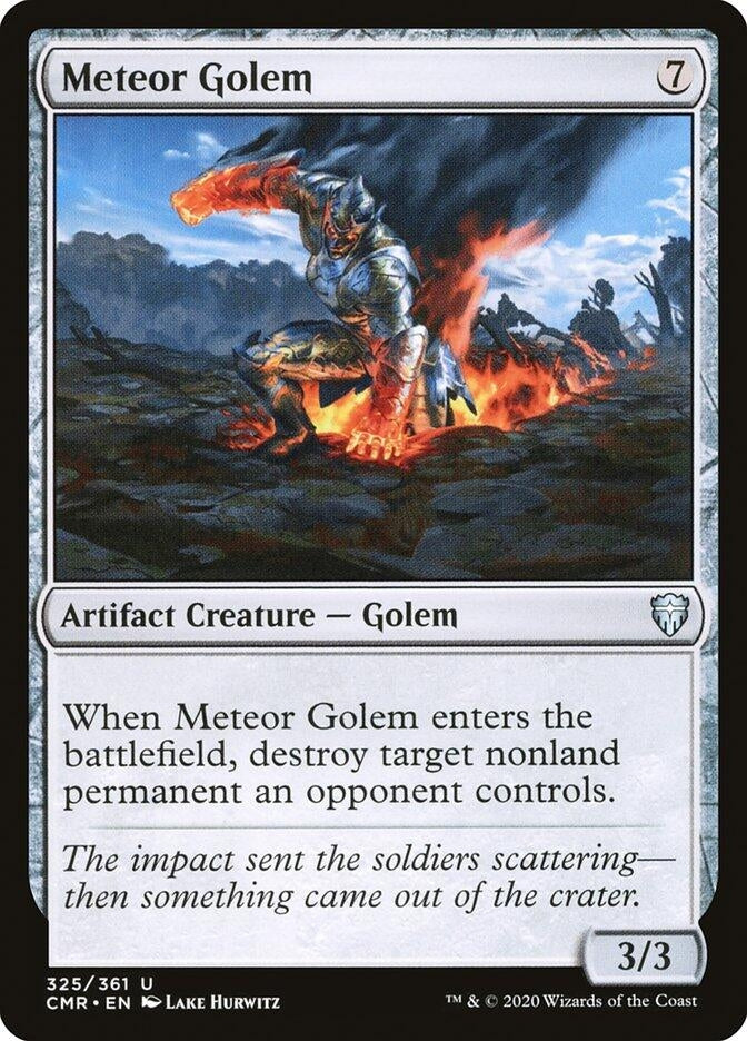 Image for Meteor Golem (325) (325) (Commander Legends) - Magic: The Gathering