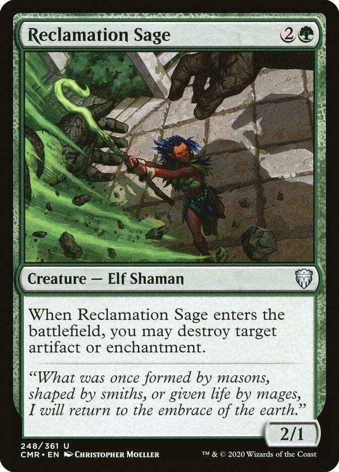 Image for Reclamation Sage (248) (248) (Commander Legends) - Magic: The Gathering