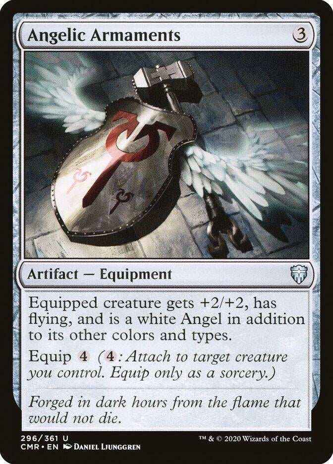 Image for Angelic Armaments (296) (Commander Legends) (Foil) - Magic: The Gathering