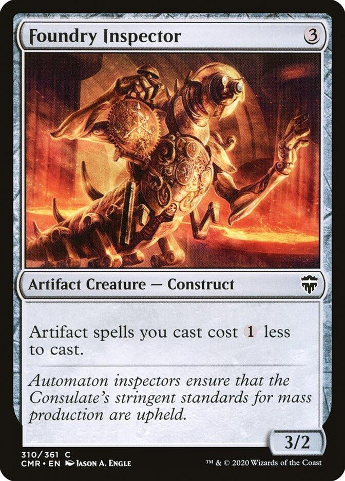 Image for Foundry Inspector (310) (Commander Legends) (Foil) - Magic: The Gathering