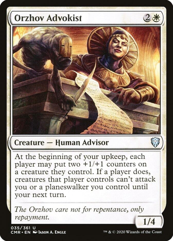 Image for Orzhov Advokist (35) (Commander Legends) - Magic: The Gathering