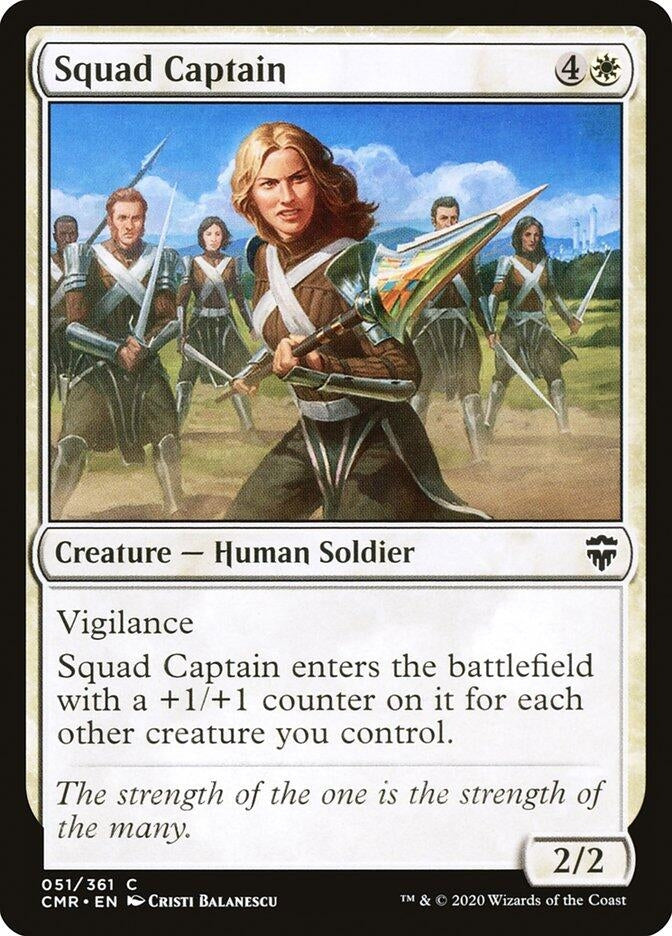 Image for Squad Captain (51) (Commander Legends) (Foil) - Magic: The Gathering