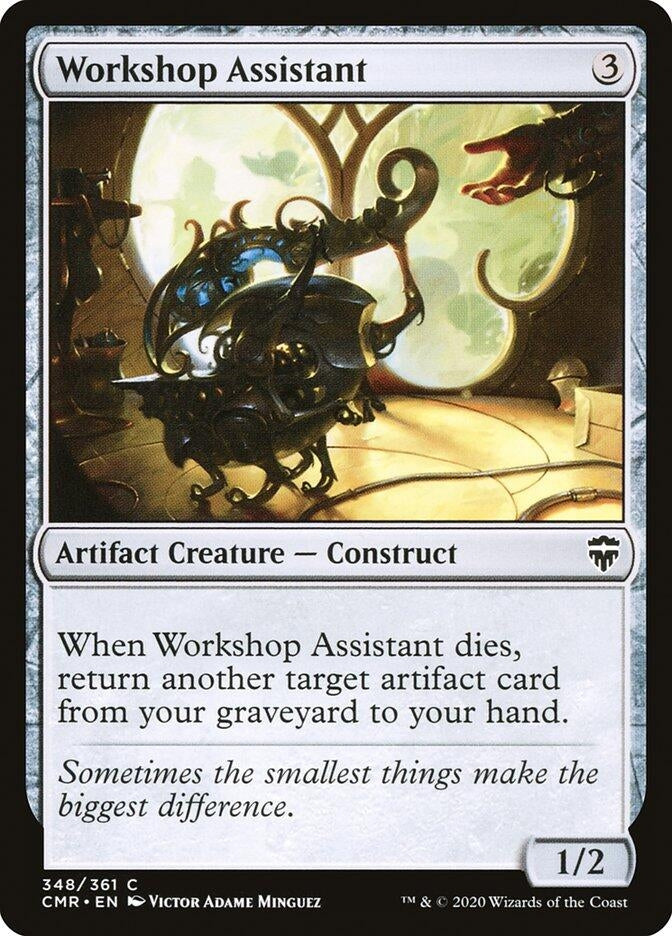 Image for Workshop Assistant (348) (Commander Legends) (Foil) - Magic: The Gathering