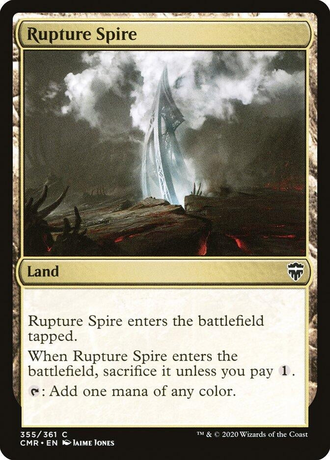 Image for Rupture Spire (355) (355) (Commander Legends) - Magic: The Gathering