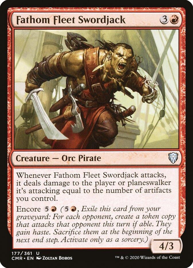 Image for Fathom Fleet Swordjack (177) (Commander Legends) (Foil) - Magic: The Gathering