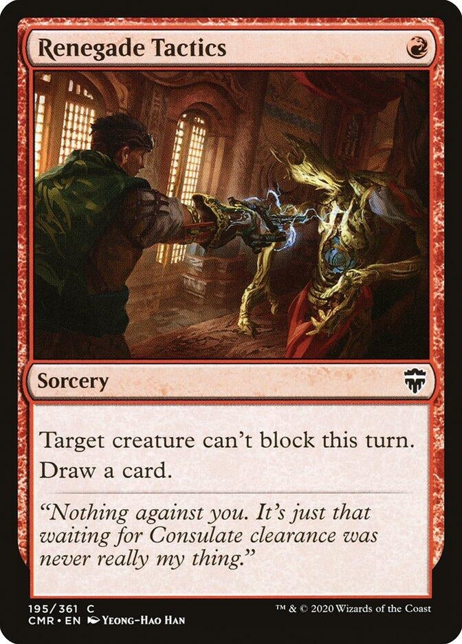 Image for Renegade Tactics (195) (Commander Legends) (Foil) - Magic: The Gathering
