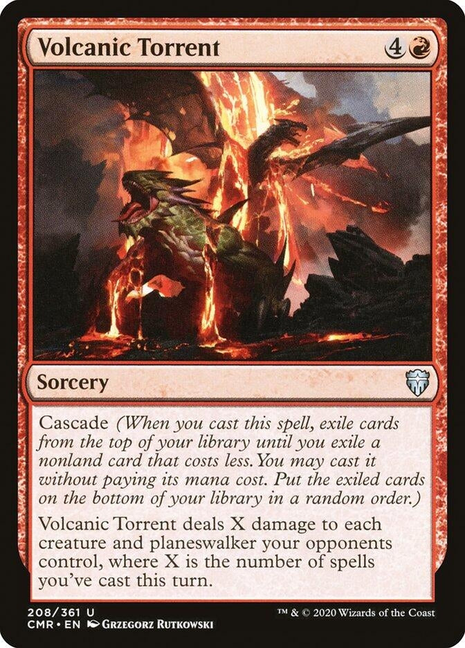 Image for Volcanic Torrent (208) (Commander Legends) - Magic: The Gathering
