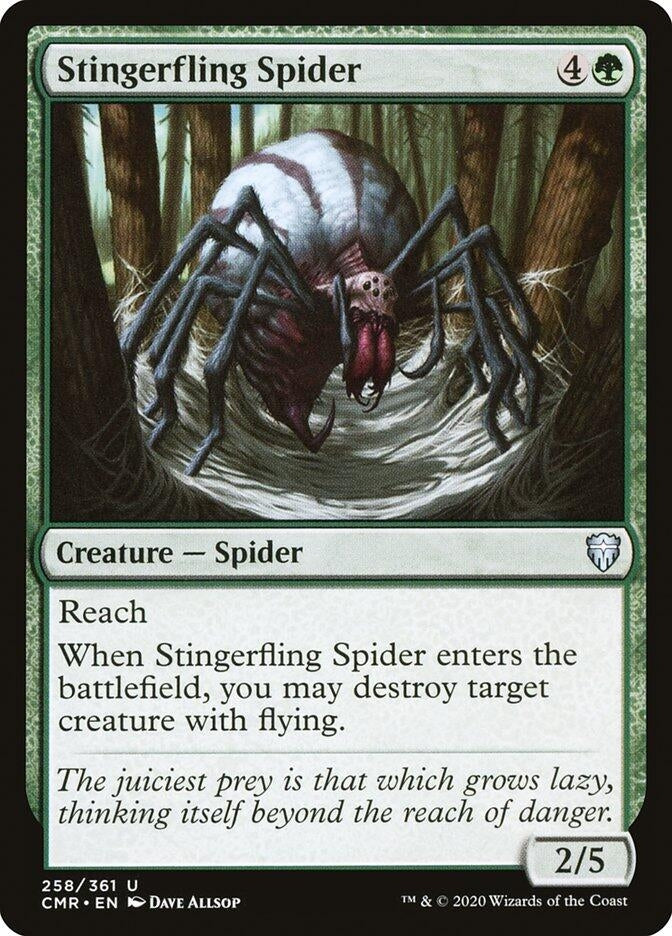 Image for Stingerfling Spider (258) (Commander Legends) - Magic: The Gathering