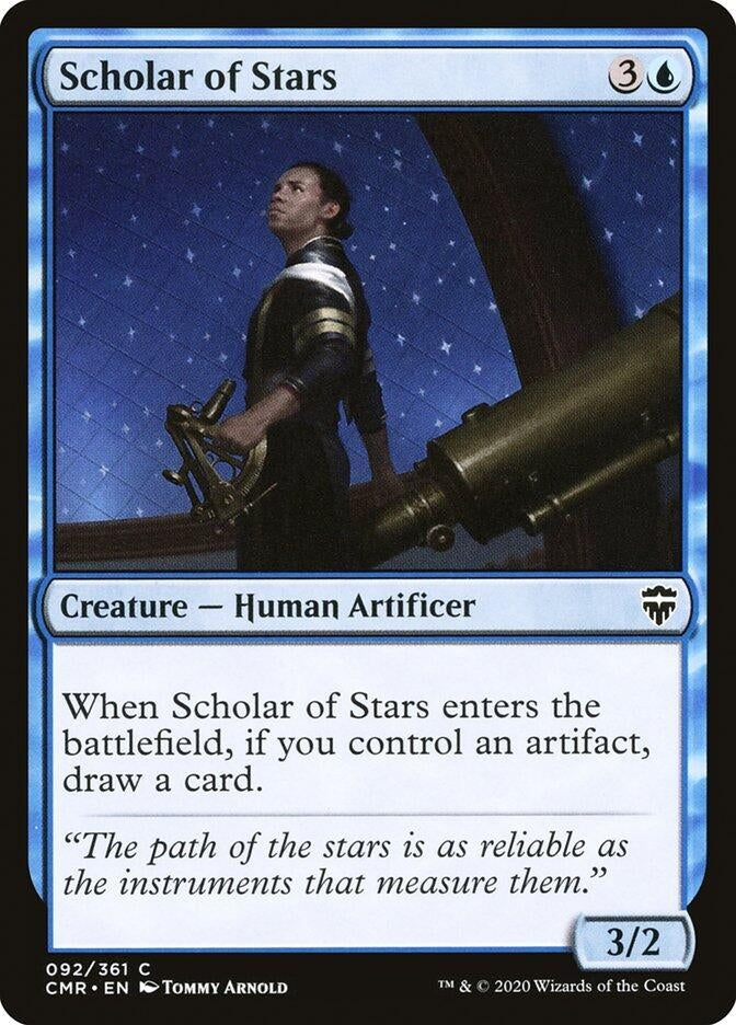 Image for Scholar of Stars (92) (Commander Legends) - Magic: The Gathering