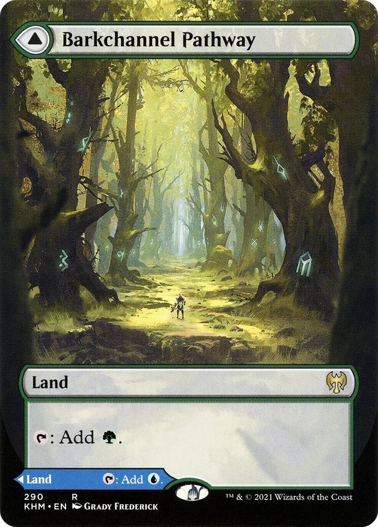Barkchannel Pathway (Borderless) (290) (Kaldheim) (Foil)