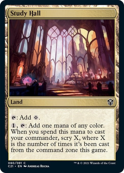 Study Hall (80) (Commander 2021)
