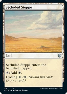 Secluded Steppe (315) (Commander 2021)