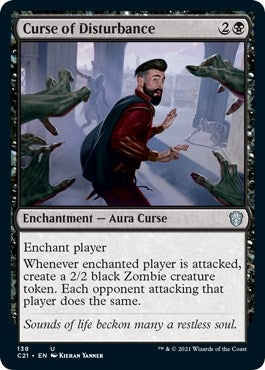 Image for Curse of Disturbance (138) (Commander 2021) - Magic: The Gathering