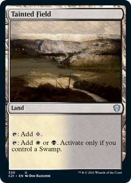 Image for Tainted Field (320) (Commander 2021) - Magic: The Gathering