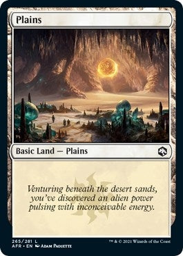 Image for Plains (265) (265) (Adventures in the Forgotten Realms) (Foil) - Magic: The Gathering